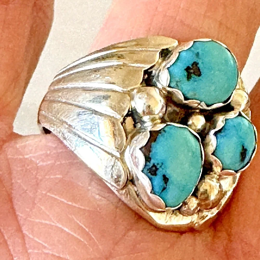 Native American Navajo Indian Turquoise Jewelry natural turquoise